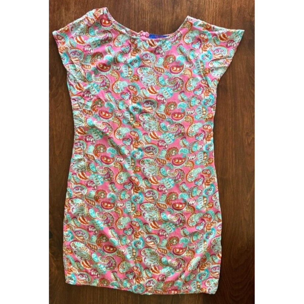 Twiggy London Sheath Dress Womens size M Pink Floral Print